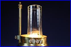 Vintage Paris Orient Express Istanbul Train Gold Brass Claw Foot Desk Lamp