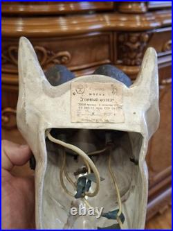 Vintage Porcelain Art deco capricorn wall lamp Ultra Rare 1970's