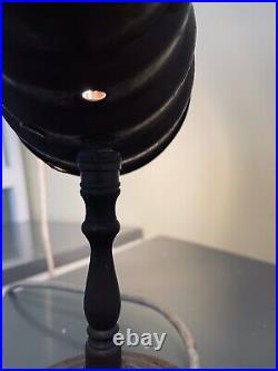 Vintage Rare 1930's Art Deco Industrial Machinist Eyeball Metal Lamp Swivels