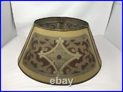 Vintage Rembrandt Style Steel Mesh Lamp Shade Art Deco 1920's