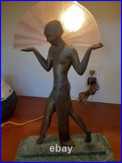 Vintage Sarsaparilla Art Deco Egyptian Lamp Excellent Condition