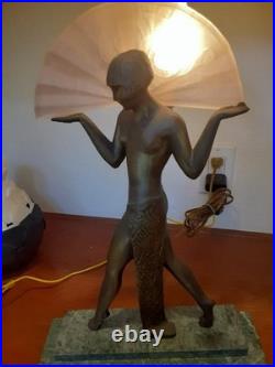 Vintage Sarsaparilla Art Deco Egyptian Lamp Excellent Condition