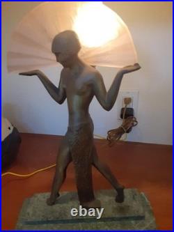 Vintage Sarsaparilla Art Deco Egyptian Lamp Excellent Condition