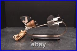 Vintage Sarsaparilla Art Deco Two Prop Airplane Plane Figural Lamp Base ONLY