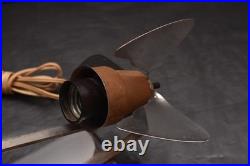 Vintage Sarsaparilla Art Deco Two Prop Airplane Plane Figural Lamp Base ONLY