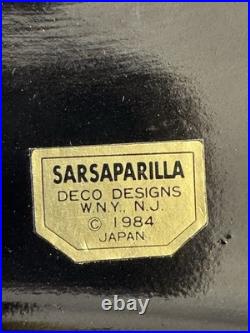 Vintage Sarsaparilla Black Car Art Deco Lamp