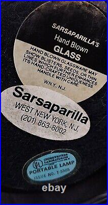 Vintage Sarsaparilla West New York Art Deco Bronzed Lamp 14 Excellent Near Mint