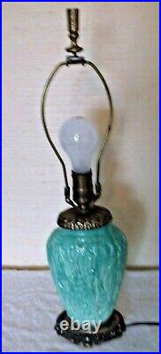 Vintage Stangl Art Deco Pottery Parrot Lamp