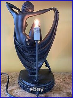 Vintage Style Art Deco Nude Woman Table Lamp