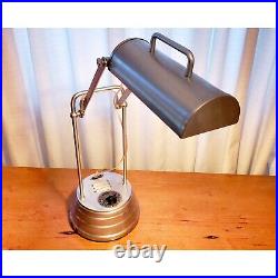 Vintage Sun-Kraft Converted Art Deco Desk Lamp Industrial Table Lamp