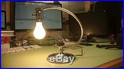Vintage Table Lamp 1930's Art Deco Mid Century Chrome Chase FREE SHIPPING
