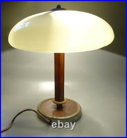 Vintage Table Lamp Desk Lamp UFO Mushroom Art Deco Lengefeld 1950er Bauhaus