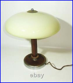 Vintage Table Lamp Desk Lamp UFO Mushroom Art Deco Lengefeld 1950er Bauhaus