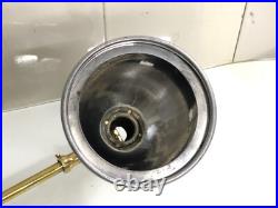 Vintage Wall Art Deco Swing Arm Lamp Stretchable Solid Aluminum & Brass