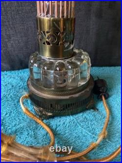 Vintage Waterfall Fountain Desk Lamp Light, Original Cord! Very Neat! 1920/30s