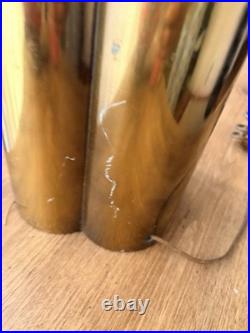 Vintage Westwood Industrices Art Deco Revival Sculptural Brass Table Lamp