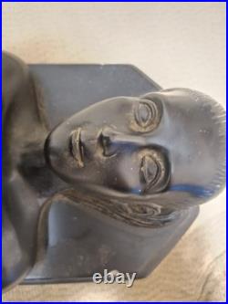 Vintage art deco nude lady statue sculptural table lamp. Needs Chord And Globe