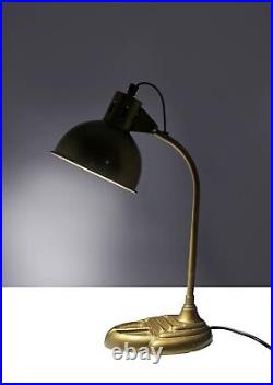 Vintage brass antique Mid-Century Metal Adjustable Desk Lamp Light