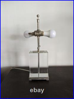 Visual Comfort Signature Collection Thomas O'Brien Lucite Table Art Deco