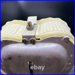 Vtg 1940s Art Deco Glass Heart Shaped Accent Lamp A. F. Klingsberg