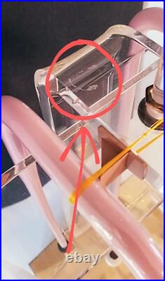 Vtg 80s Postmodern Large Retro Pop Art Deco Lucite Sculpture Neon Lamp Geometric