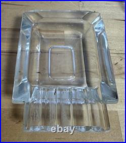 Vtg Art Deco Pair TORPEDO GLASS LAMPS BED Headboard LIGHT Bullet Skyscrapers