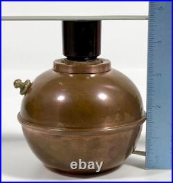 Vtg CHASE Copper GLOW Lamp Light Ruth Gerth Orb Art Deco 1931 Antique Rare WORKS