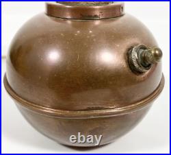 Vtg CHASE Copper GLOW Lamp Light Ruth Gerth Orb Art Deco 1931 Antique Rare WORKS