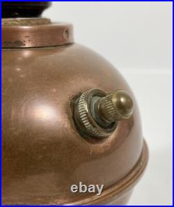 Vtg CHASE Copper GLOW Lamp Light Ruth Gerth Orb Art Deco 1931 Antique Rare WORKS