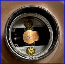 Vtg CHASE Copper GLOW Lamp Light Ruth Gerth Orb Art Deco 1931 Antique Rare WORKS