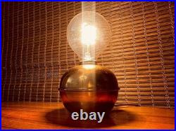 Vtg CHASE Copper Glow Lamp Light Ruth Gerth Orb Art Deco 1930's Antique Rare