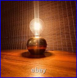 Vtg CHASE Copper Glow Lamp Light Ruth Gerth Orb Art Deco 1930's Antique Rare