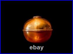 Vtg CHASE Copper Glow Lamp Light Ruth Gerth Orb Art Deco 1930's Antique Rare