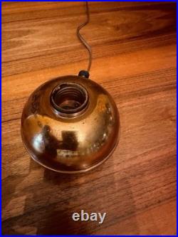 Vtg CHASE Copper Glow Lamp Light Ruth Gerth Orb Art Deco 1930's Antique Rare