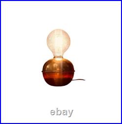 Vtg CHASE Copper Glow Lamp Light Ruth Gerth Orb Art Deco 1930's Antique Rare