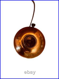 Vtg CHASE Copper Glow Lamp Light Ruth Gerth Orb Art Deco 1930's Antique Rare