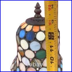 Vtg Casa Padrino Art Deco Tiffany Style Stained Glass Table Lamp Art Deco 14