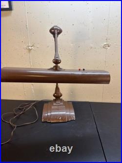 Vtg Flexo Art Deco MCM Metal Drafting Desk Lamp Industrial Articulating Swivel