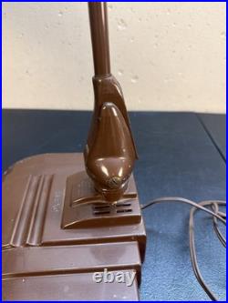 Vtg Flexo Art Deco MCM Metal Drafting Desk Lamp Industrial Articulating Swivel