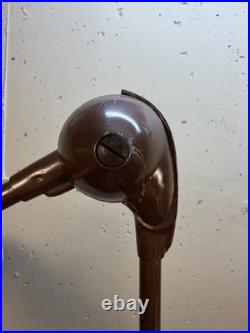 Vtg Flexo Art Deco MCM Metal Drafting Desk Lamp Industrial Articulating Swivel
