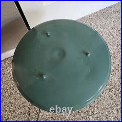 Vtg Lamp Sight Light Corp. Art Deco Flying Saucer USA Mid Century Green Works