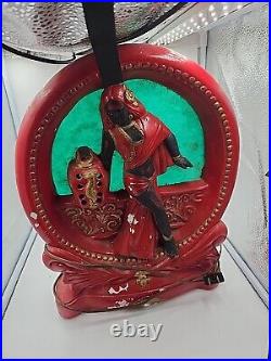 Vtg Table TV Lamp Art Deco Style Belly Dancer 1950's #172