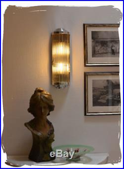 Wandlampe Art Deco Nachbau Wandleuchte Metropolis Kinolampe Glasstäbe
