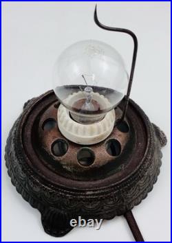 Works GREAT? Antique 1930 FOREST FIRE SCENIC IN MOTION Lamp Works Action Scene