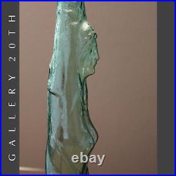 Wow! Italian Figural Woman Glass Orig Art Deco Lamp! Vtg MID Century Murano 60s