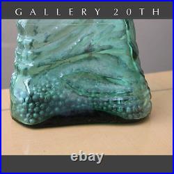 Wow! Italian Figural Woman Glass Orig Art Deco Lamp! Vtg MID Century Murano 60s