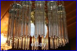 XL 112 Rods Chandelier Kronleuchter Deckenlampe Sciolari Art Deco Style