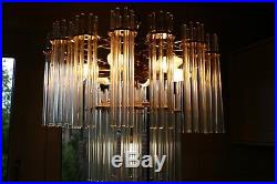 XL 192 Rods 2 Layers Chandelier Kronleuchter Deckenlampe Sciolari Art Deco Style