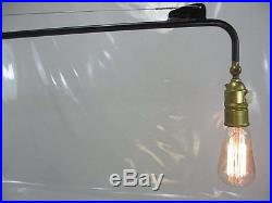 XXL Lampe 95cm Art Deco Stil Industrie Design Wandlampe Schwenkbarer Ausleger