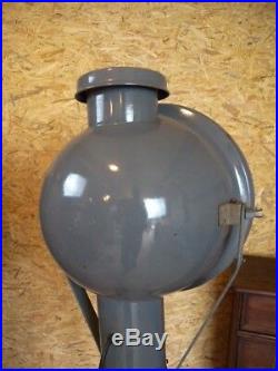 XXXL Bolicht Stativ Strahler Art Deco Emaille Lampe Industrie Tripod Fabriklampe